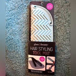 Hair styling heat protectant tool mat